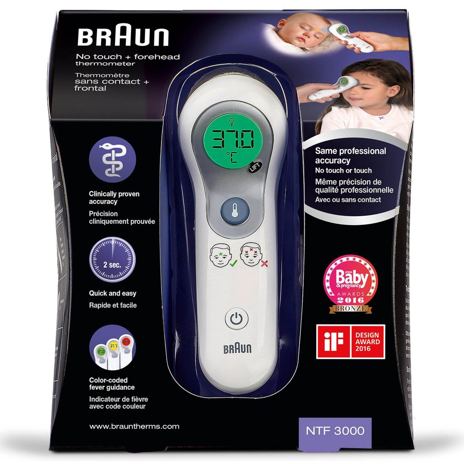 Touch thermometer on sale