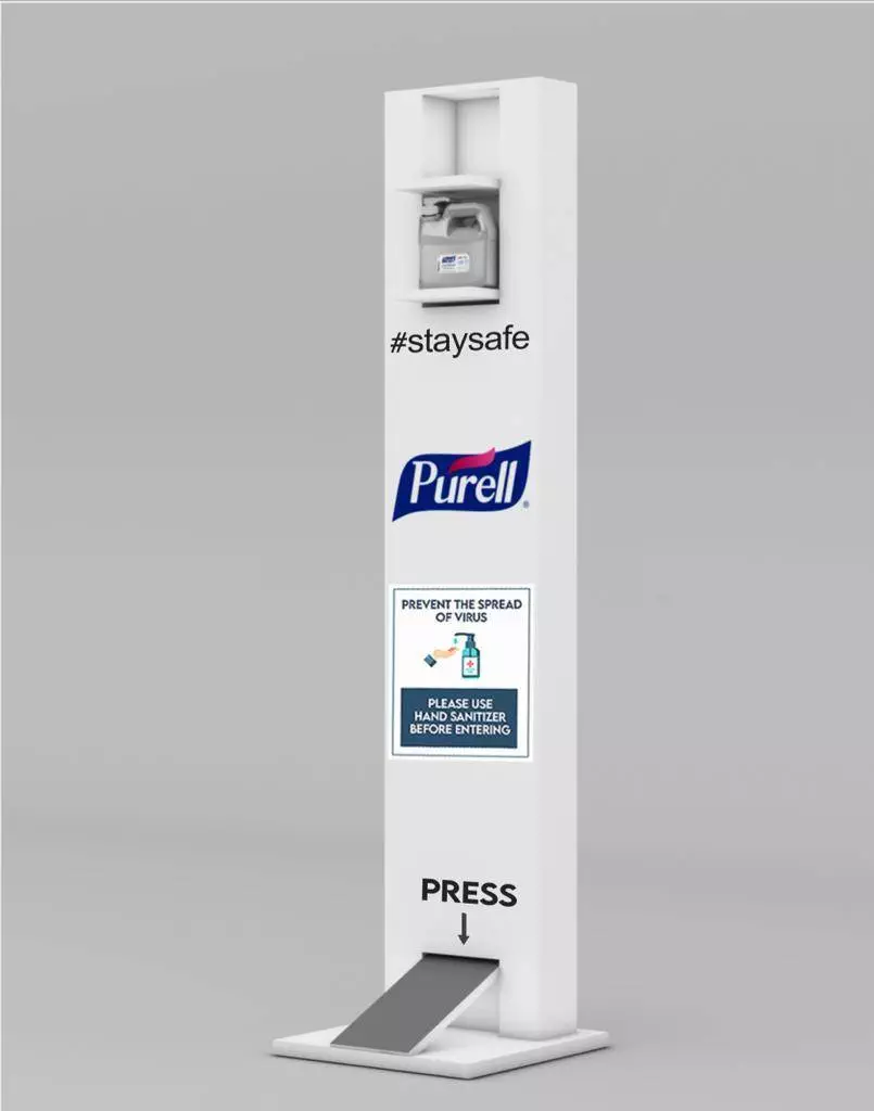 Purell hand on sale sanitizer station