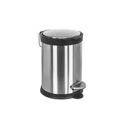 Stainless steel pedal bin 20 liter - Hydraulic slow motion