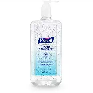 PURELL Advanced Hand Sanitizer Refreshing Gel, Clean Scent, 1 Liter Bottle