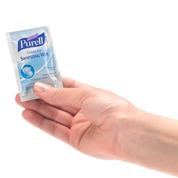 PURELL Cottony Soft Hand Sanitizing Wipe Singles Platinumpme