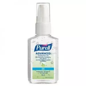 Purell Advanced Hand Sanitizer Gel 60ml, Portable Pump Bottle
