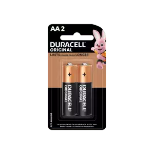 Duracell AA Alkaline Batteries 2 COUNT