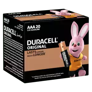 DURACELL AAA Batteries 20 COUNT
