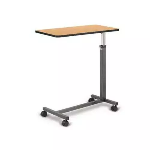 Adjustable over shop bed table